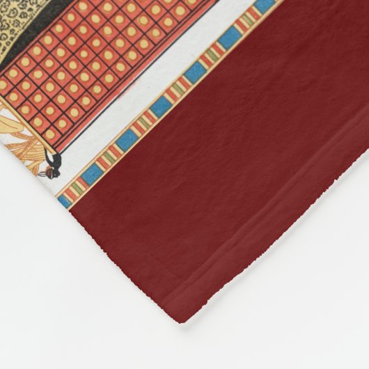 Ägyptisches Royal Design Fleece Blanket (Ecke)