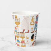 Ägyptisches Royal-Design Pappbecher (Rückseite)