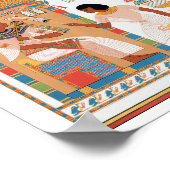 Ägyptisches Royal-Design Poster (Ecke)