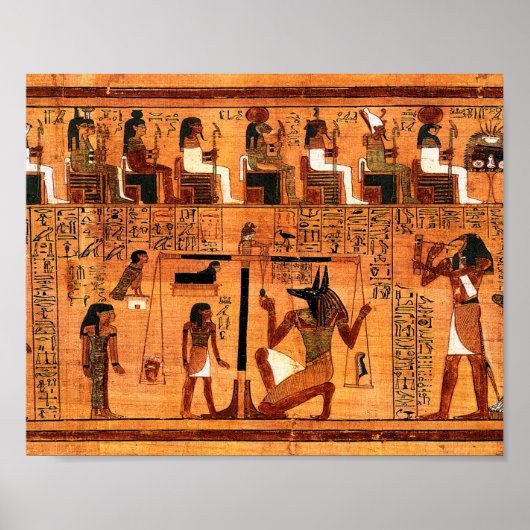 Ägyptisches Royal Papyrus Poster (Vorne)