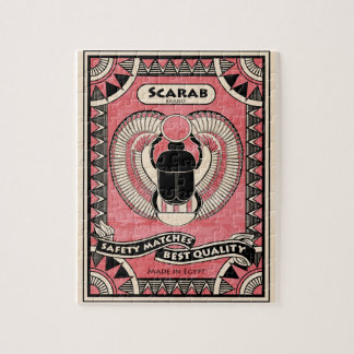 Ägyptisches Scarabäus-Käfer-Puzzlespiel Puzzle