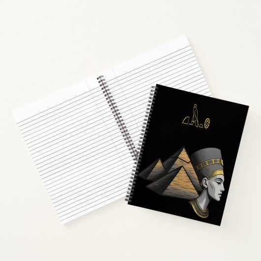 Ägyptisches ScrollNotebook Notizblock (Innenseite)