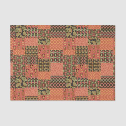 Ägyptisches Stammes- Seidenpapier (Vorderseite)