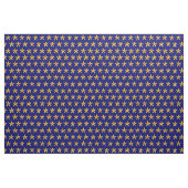 Ägyptisches Star-Muster V2 - Deep Navy Blue Stoff (Yard (91,4 cm))