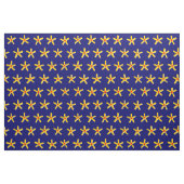 Ägyptisches Star-Muster V2 - Deep Navy Blue Stoff (Fat Quarter (45,7 x 55,9 cm))