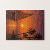 Ägyptisches Sunset Puzzle - Nile River View (Horizontal)