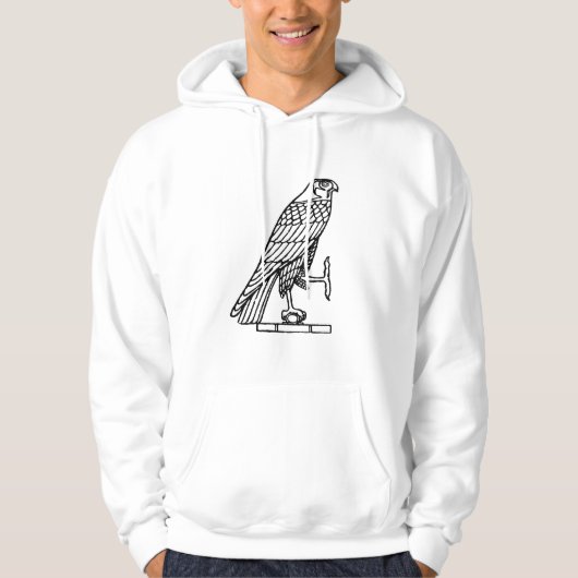 Ägyptisches Symbol: Falke Hoodie (Vorderseite)