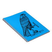 Ägyptisches Symbol: Falke Notizblock (Rechte Seite)