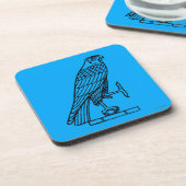 Ägyptisches Symbol: Falke Untersetzer (Linke Seite)