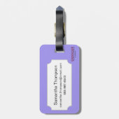 Ägyptisches Symbol: Geier Gepäckanhänger (Rückseite vertikal)