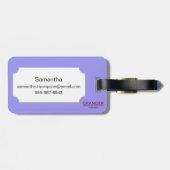 Ägyptisches Symbol: Geier Gepäckanhänger (Rückseite horizontal)