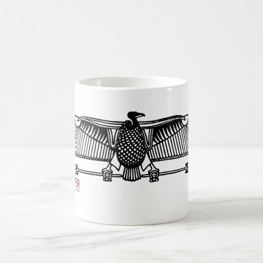 Ägyptisches Symbol: Geier Kaffeetasse (Mittel)