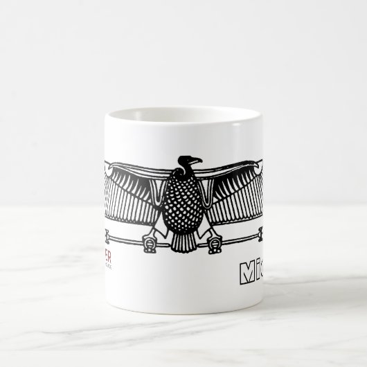 Ägyptisches Symbol: Geier Kaffeetasse (Mittel)