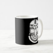 Ägyptisches Symbol: Hathor Kaffeetasse (VorderseiteRechts)