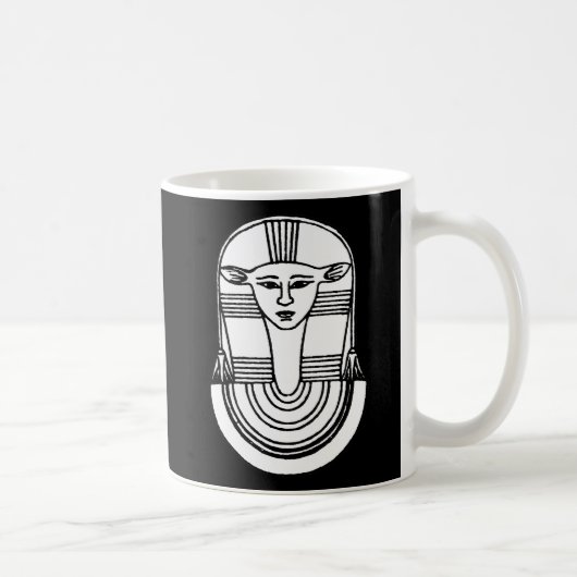 Ägyptisches Symbol: Hathor Kaffeetasse (Rechts)