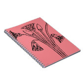 Ägyptisches Symbol: Lotus Notizblock (Rechte Seite)