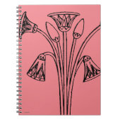 Ägyptisches Symbol: Lotus Notizblock (Vorderseite)