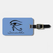 Ägyptisches Symbol: Utchat Gepäckanhänger (Vorderseite horizontal)