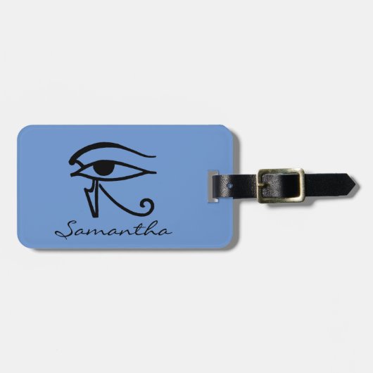 Ägyptisches Symbol: Utchat Gepäckanhänger (Vorderseite horizontal)