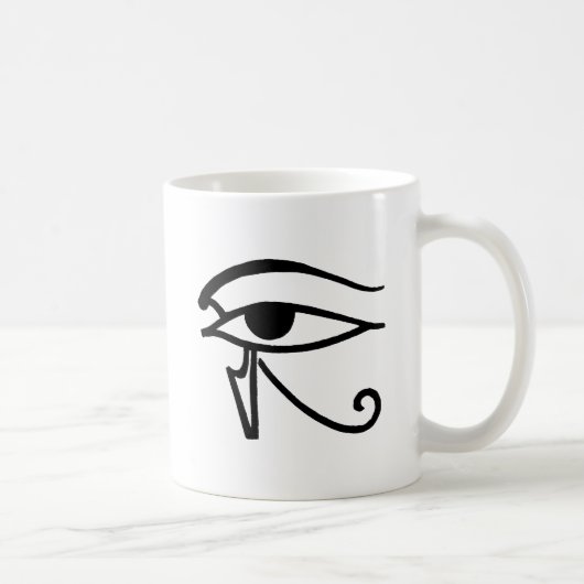 Ägyptisches Symbol: Utchat Kaffeetasse (Rechts)