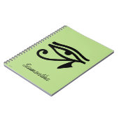 Ägyptisches Symbol: Wedjat Notizblock (Linke Seite)