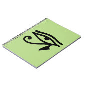 Ägyptisches Symbol: Wedjat Notizblock (Linke Seite)