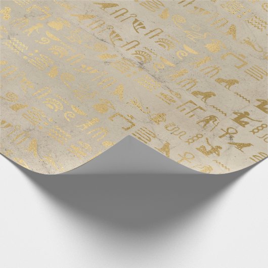 Ägyptisches Themed Party Geschenkpapier (Ecke)