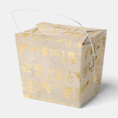 Ägyptisches Themed Party Geschenkschachtel (Rückseite)