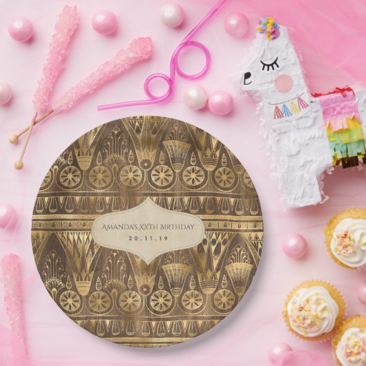 Ägyptisches Themed Party Pappteller (Party)