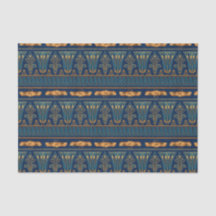 Ägyptisches Tissue Paper zum Thema grünes & goldfa