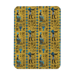 Ägyptisches Verzierungs-Symbol-Muster Magnet