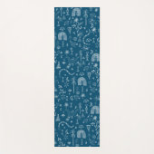 Ägyptisches Zauberkunstmuster der weißen Schlange Yogamatte (Vorderseite)