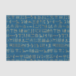 Ägyptisches Zettelpapier für blaue und goldene ägy Seidenpapier