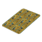 Ägyptisches Ziermuster Magnet (Linke Seite)