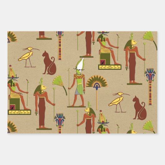 Ägyptologie Geschenkpapier Set (Vorderseite 2)