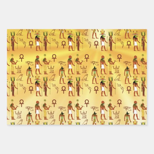 Ägyptologie Geschenkpapier Set (Vorderseite)