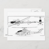 AH1 Blueprint Postkarte (Vorne/Hinten)