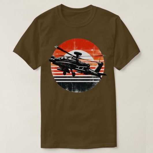 AH64 Apache 1 T-Shirt (Design vorne)