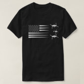 Ah64 Apache Helicopter Ch47 Chinook Tshirt (Design vorne)