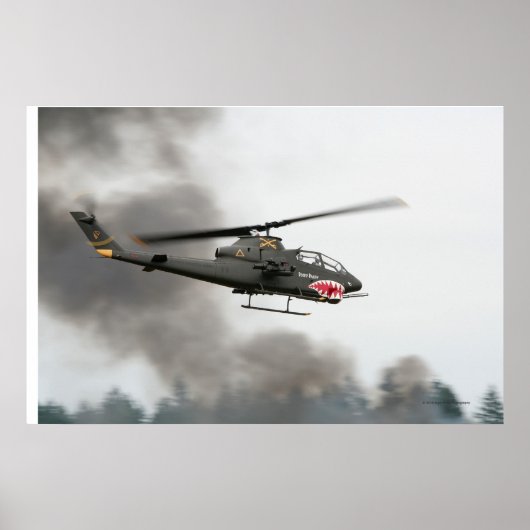AH-1 Cobra - Angriffshubschrauber Poster (Vorne)