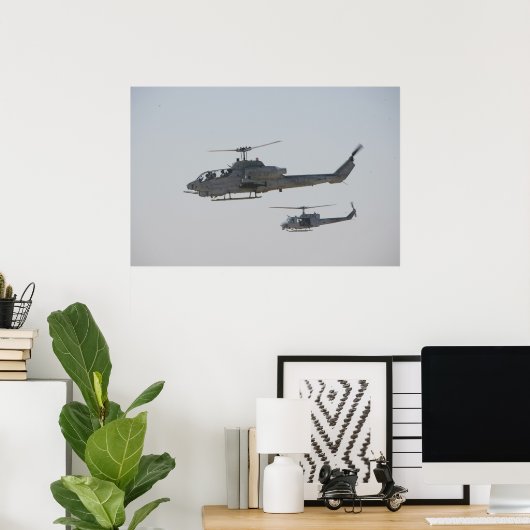 AH-1 Cobra Poster (Heimbüro)