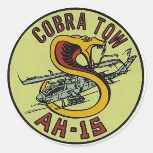 AH-1S COBRA TOCAL DECAL RUNDER AUFKLEBER (Vorderseite)