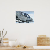 AH-1W Super Cobra Helicopter Poster (Küche)
