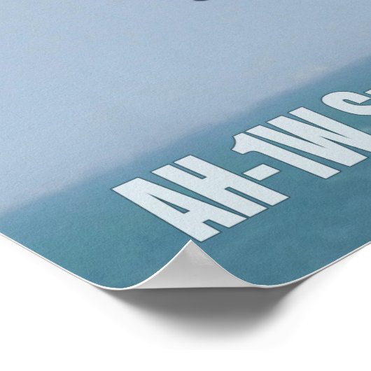 AH-1W SUPER COBRA POSTER (Ecke)