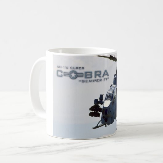 AH-1W Supercobra-Tasse Kaffeetasse (Vorderseite Links)