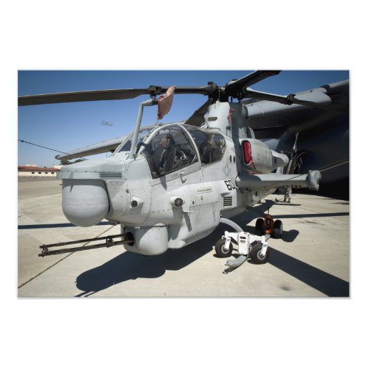 AH-1Z Super Cobra-Angriffshubschrauber Fotodruck (Vorne)
