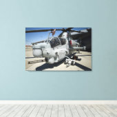 AH-1Z Super Cobra-Angriffshubschrauber Leinwanddruck (Insitu (Holzboden))