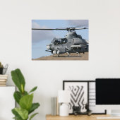 AH-1Z Viper Attack Hubschrauber Poster (Heimbüro)