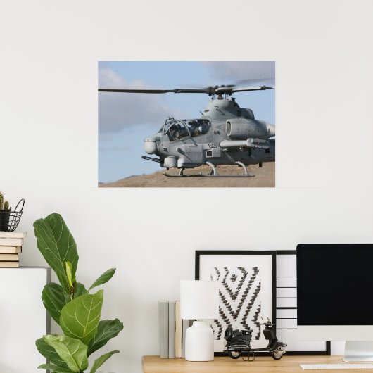 AH-1Z Viper Attack Hubschrauber Poster (Heimbüro)