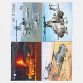 AH-1Z VIPER FLEECEDECKE (Vorderseite)